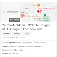 google my business listings nz webswitchmedia